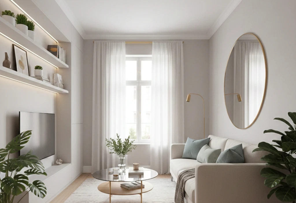 Małe mieszkanie w wielkim stylu: 10 trików optycznie powiększających przestrzeń (praktyczny poradnik)