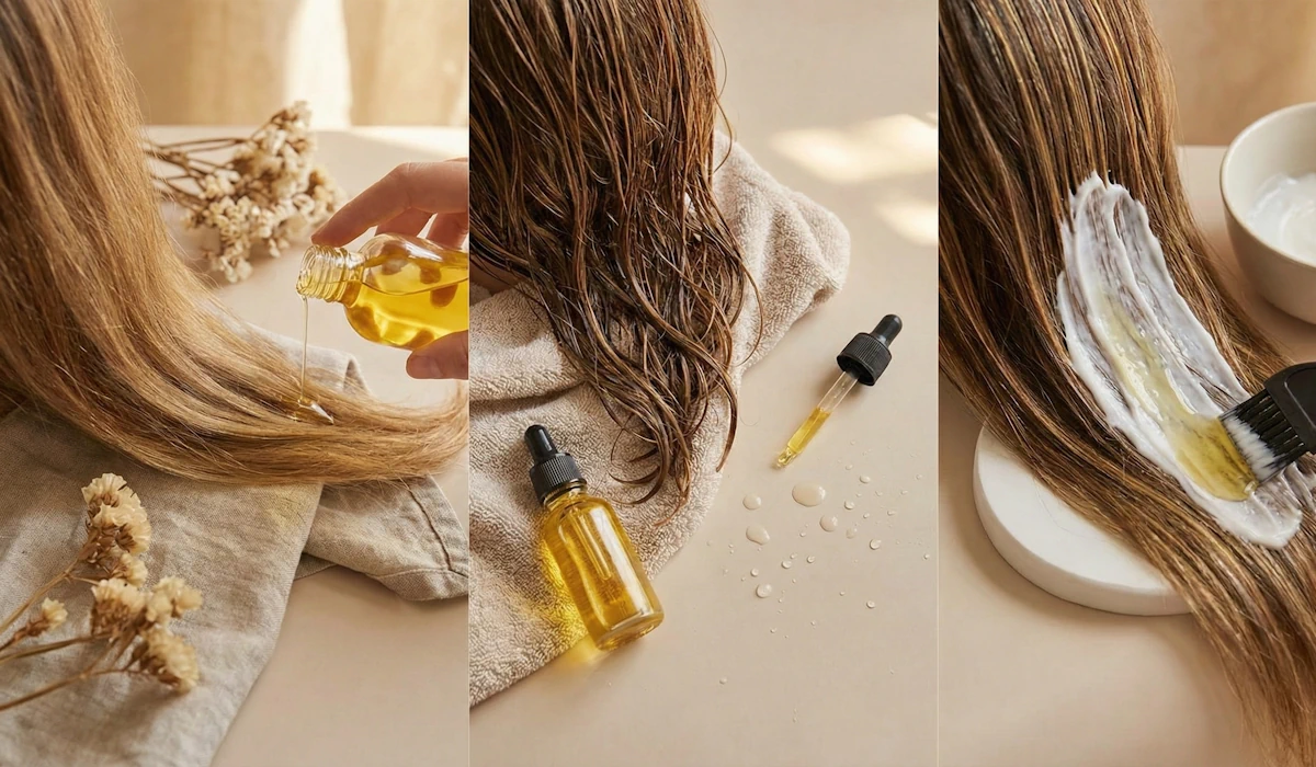 Olejowanie włosów: metoda na sucho, na mokro i na podkład + hybrydowe podejście