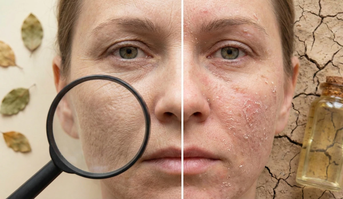 Skóra odwodniona a sucha – jak rozpoznać różnicę i dobrać pielęgnację