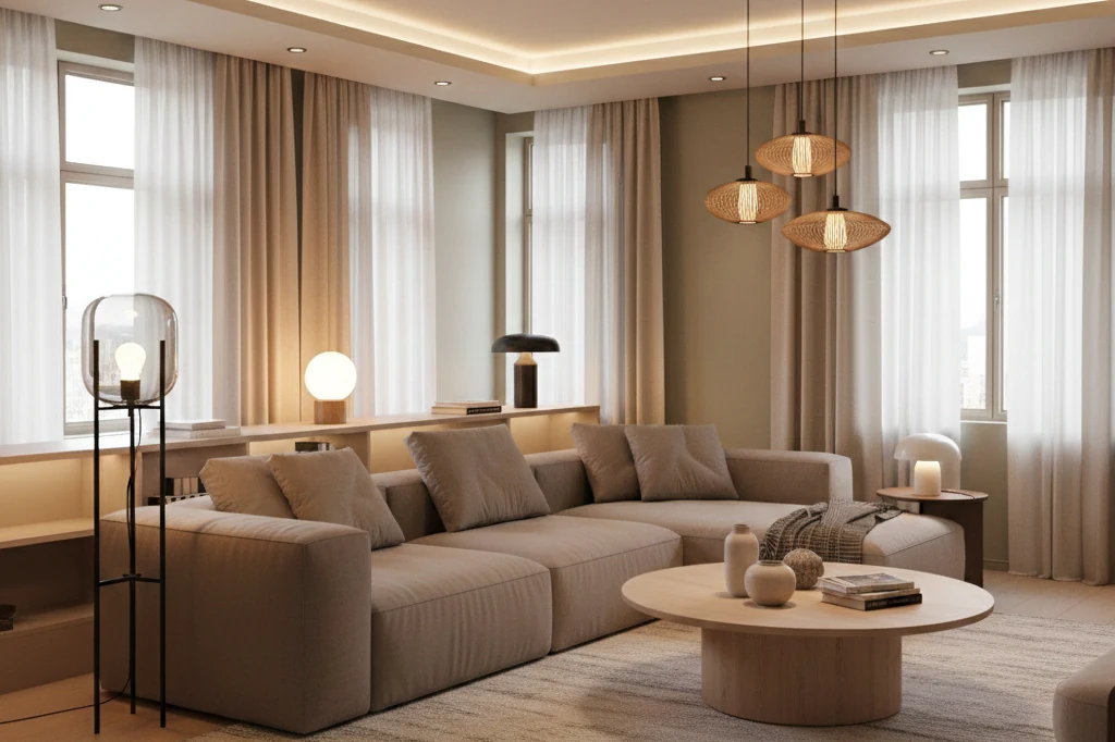 Światło buduje nastrój: Jak poprawnie dobrać oświetlenie do salonu w 2025 roku